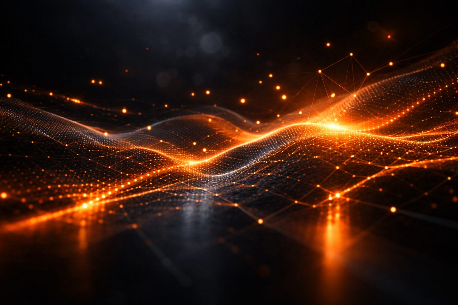 Abstraktes Wellenmuster als Markendesign-Element